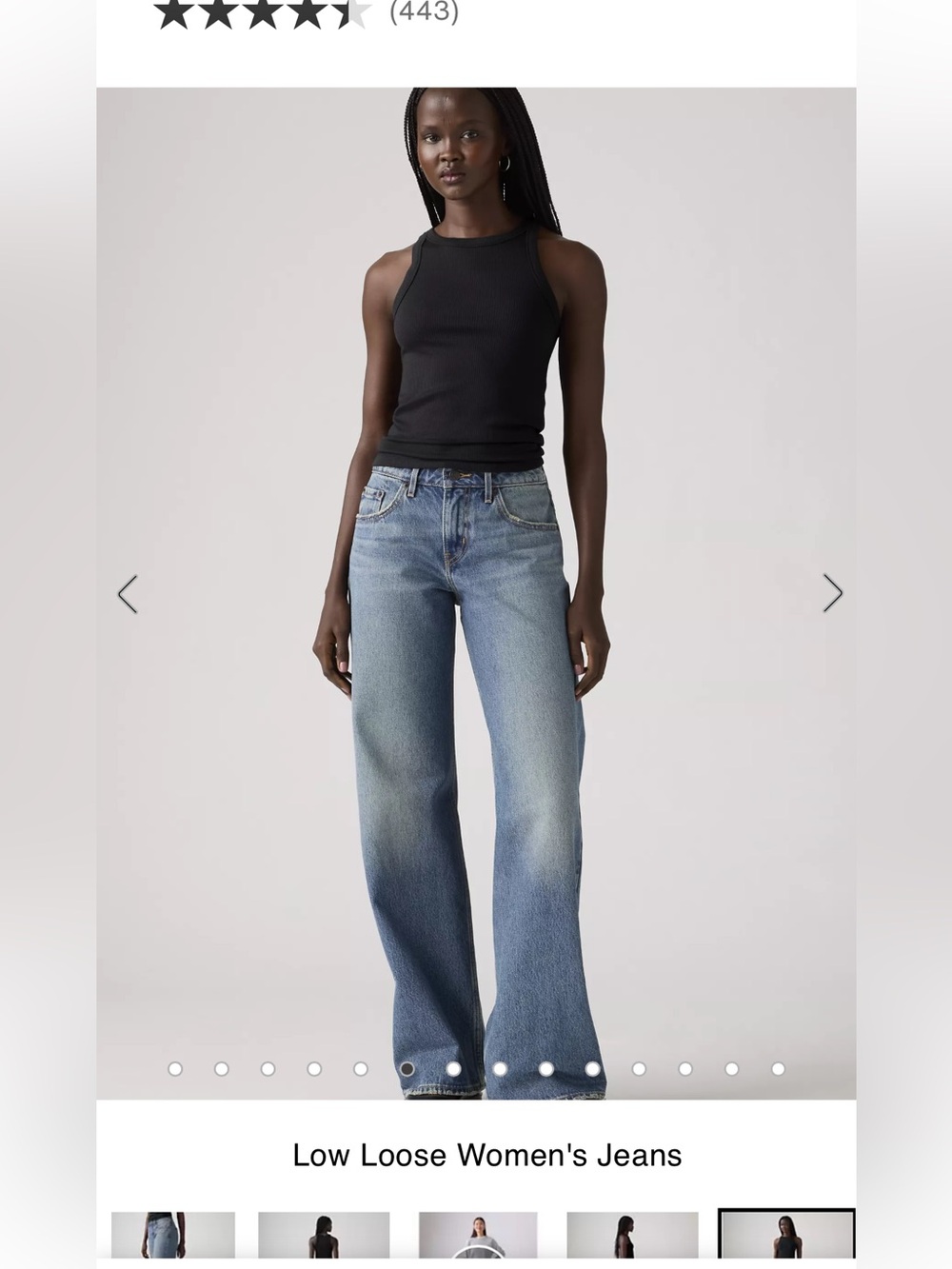 Levi Low Loose Jeans